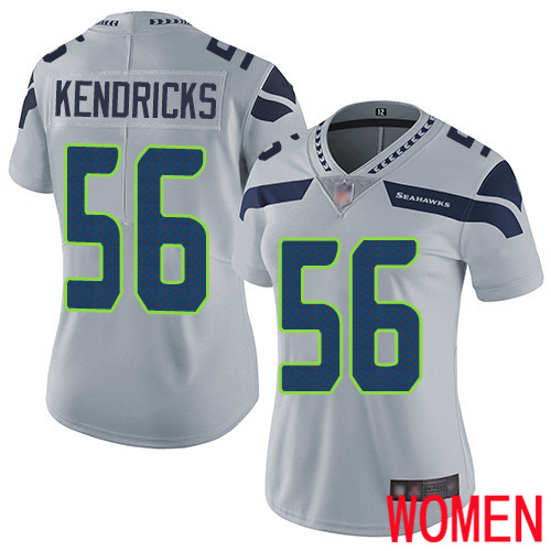 Seattle Seahawks Limited Grey Women Mychal Kendricks Alternate Jersey NFL Football #56 Vapor Untouchable->seattle seahawks->NFL Jersey